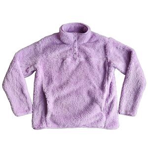 Eddie Bauer Collared Sweater Womens M Teddy Granola Girl Hiker Outdoors Gorpcore